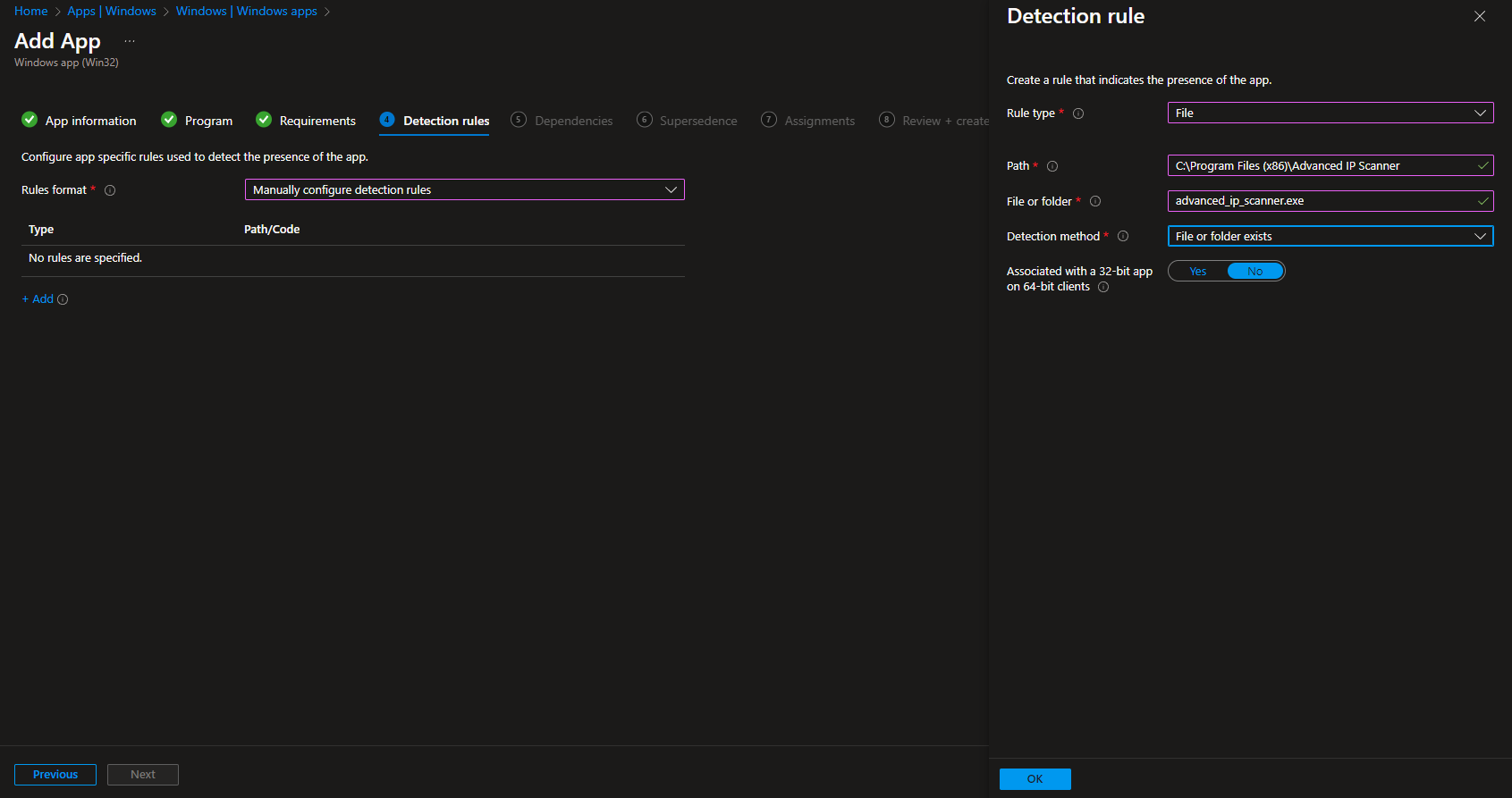 Review and create the application deployment
